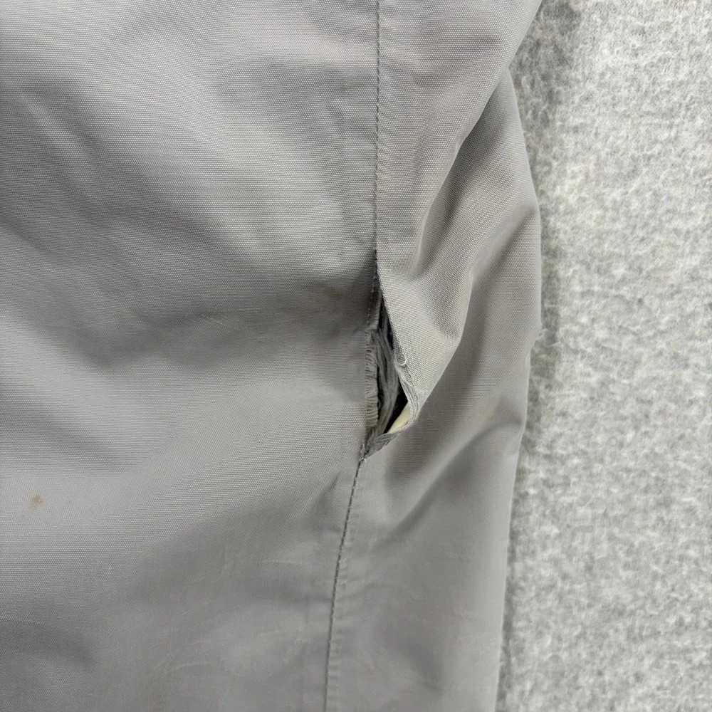 The North Face HyVent Snow Pants Mens Medium Long Gray Insulated Ski AHJK FLAW